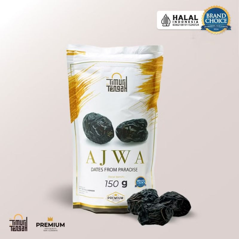 

Timur Tengah Kurma Ajwa 150 gr Premium High Quality