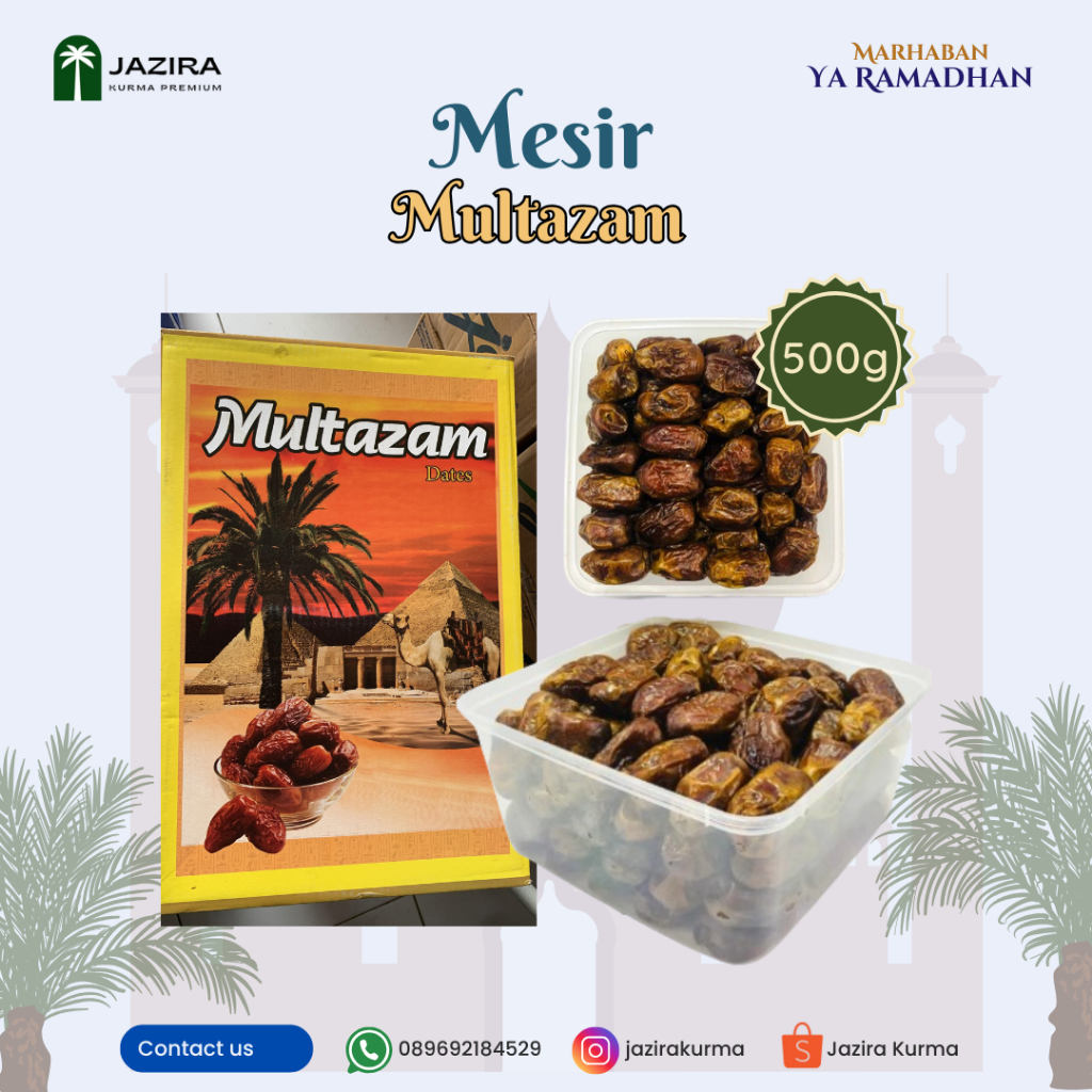 

Kurma Mesir Multazam 500 Gram