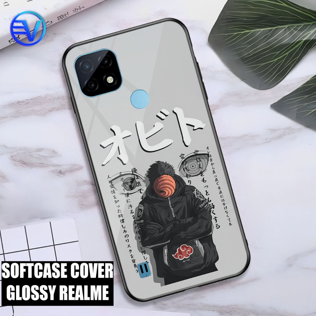 [ GT67 ANIME NARUTO ] Softcase REALME C21Y/C25Y/C20/C11 2021/C15/C21/NARZO 50A/NARZO 50i Case Kilau 