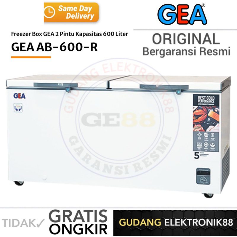 Chest Freezer GEA AB-600R 600Liter GEA AB-1200TX 1200Liter AB-108R AB-208R AB-318R Garansi Resmi Gud
