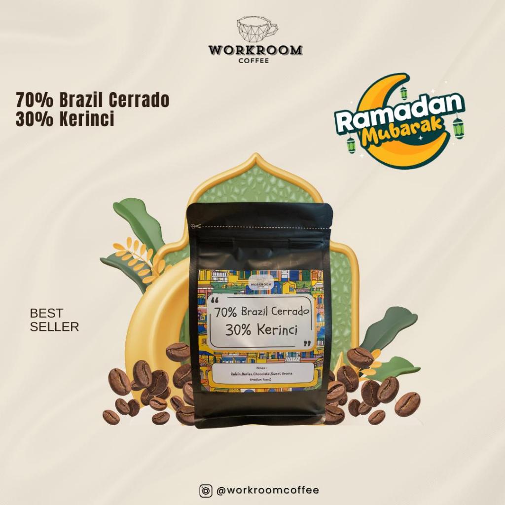 

Kopi Arabica Blend Brazil Cerrado 70% x Kerinci 30%