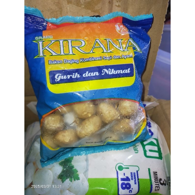 

bakso kombinasi sapi dan ayam 250 gram