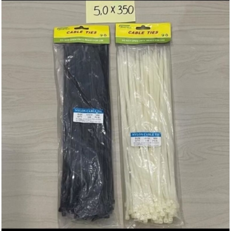

Kabel Ties 5×350mm isi 100pcs Cable Tie 35cm Tali Klem Pvc Nilon Nylon Plastik Clamp Ikatan Pengkikat Strap Wayar