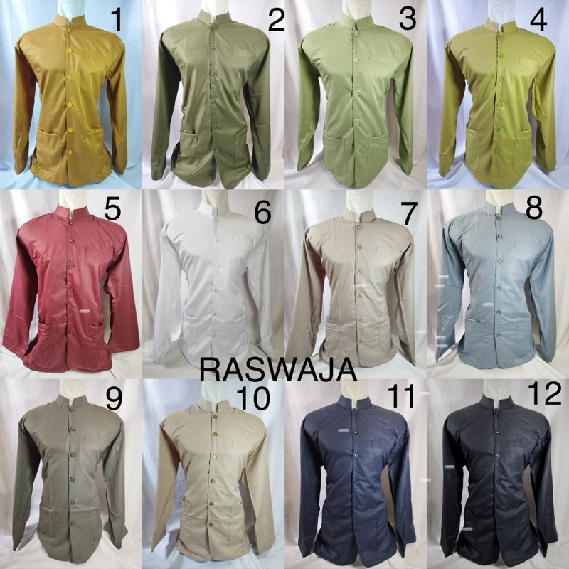 Baju koko polos elegant / Baju koko Habaib / baju takwa / Baju koko pria / Baju koko dewasa / Baju k