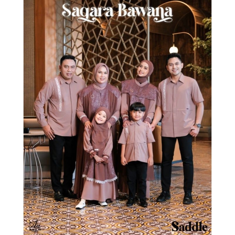 SAGARA BAWANA ADEN HIJAB SIAP KIRIM/ SARIMBIT KELUARGA/ BAJU LEBARAN TERBARU/ BAJU COUPLE