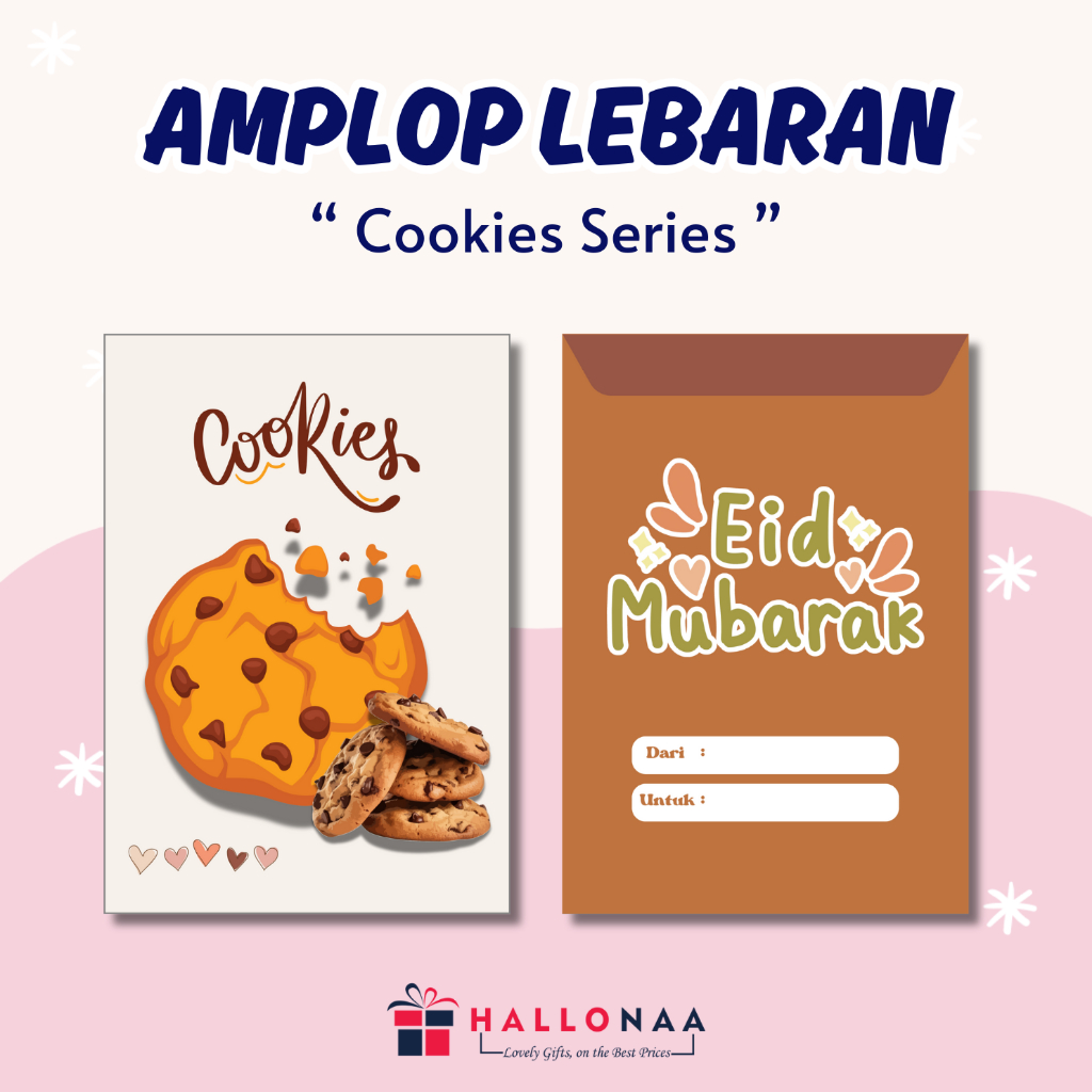 

[PREMIUM] ISI 7 Amplop Lebaran Cookies Series Eid Mubarak