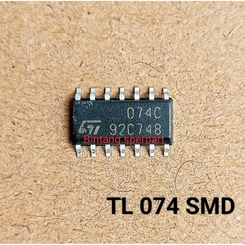 (1 Buah) TL074 SMD IC TL074SMD IC TL 074 SMD