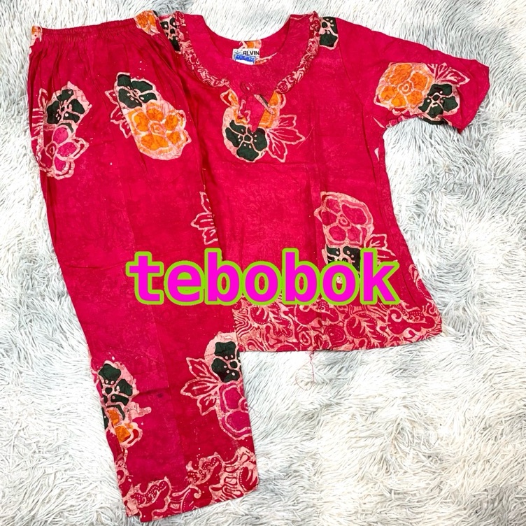 KODE S39P Batik Alvin  Stelan Alvin CP ABG Lengan 34  Stelan Batik Alvin ABG