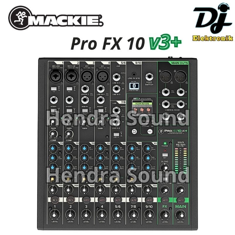 MACKIE ● PRO FX 10 v3+ / PRO FX10 v3+ - Mixer Analog 10 channel