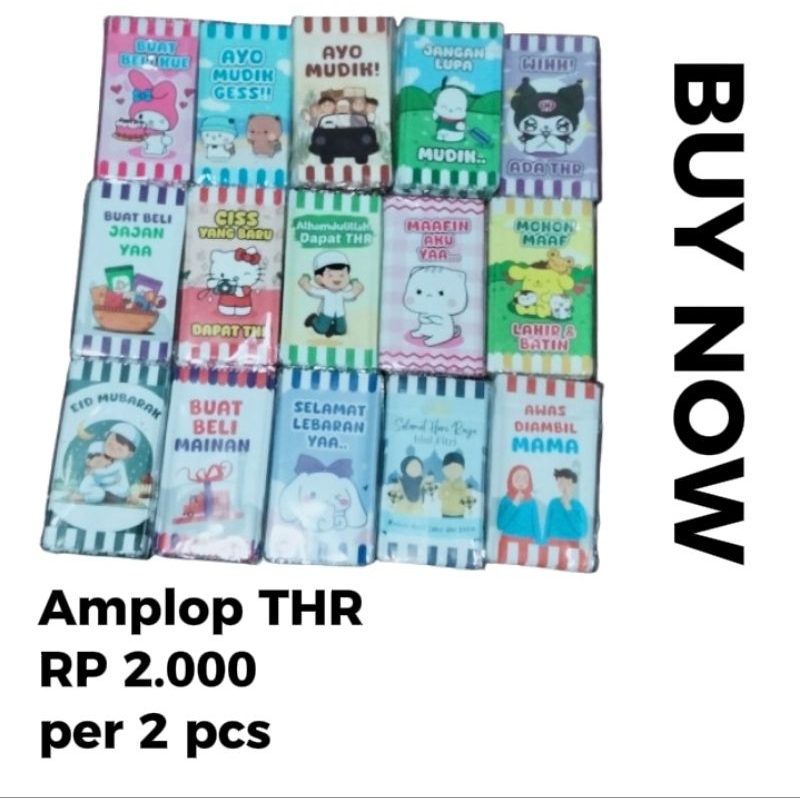 

amplop thr lucu lucu harga per 5 pcs