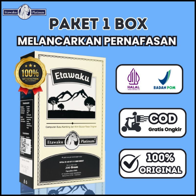

ETAWAKU PLATINUM SUSU ETAWA SOLUSI NYERI SENDI SARAF KEJEPIT DLL 100% ORIGINAL