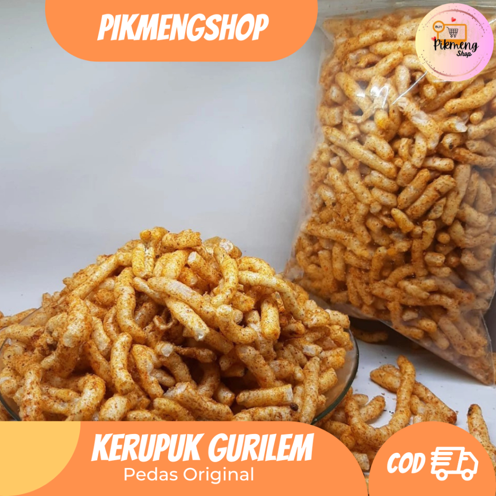 

Snack Kerupuk Gurilem Pedas Original Murah Meriah Terdapat Berbagai Jenis Variasi Berat