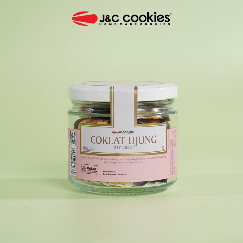 

Kue Kering Coklat Ujung JNC J&C Cookies Jar Kaca