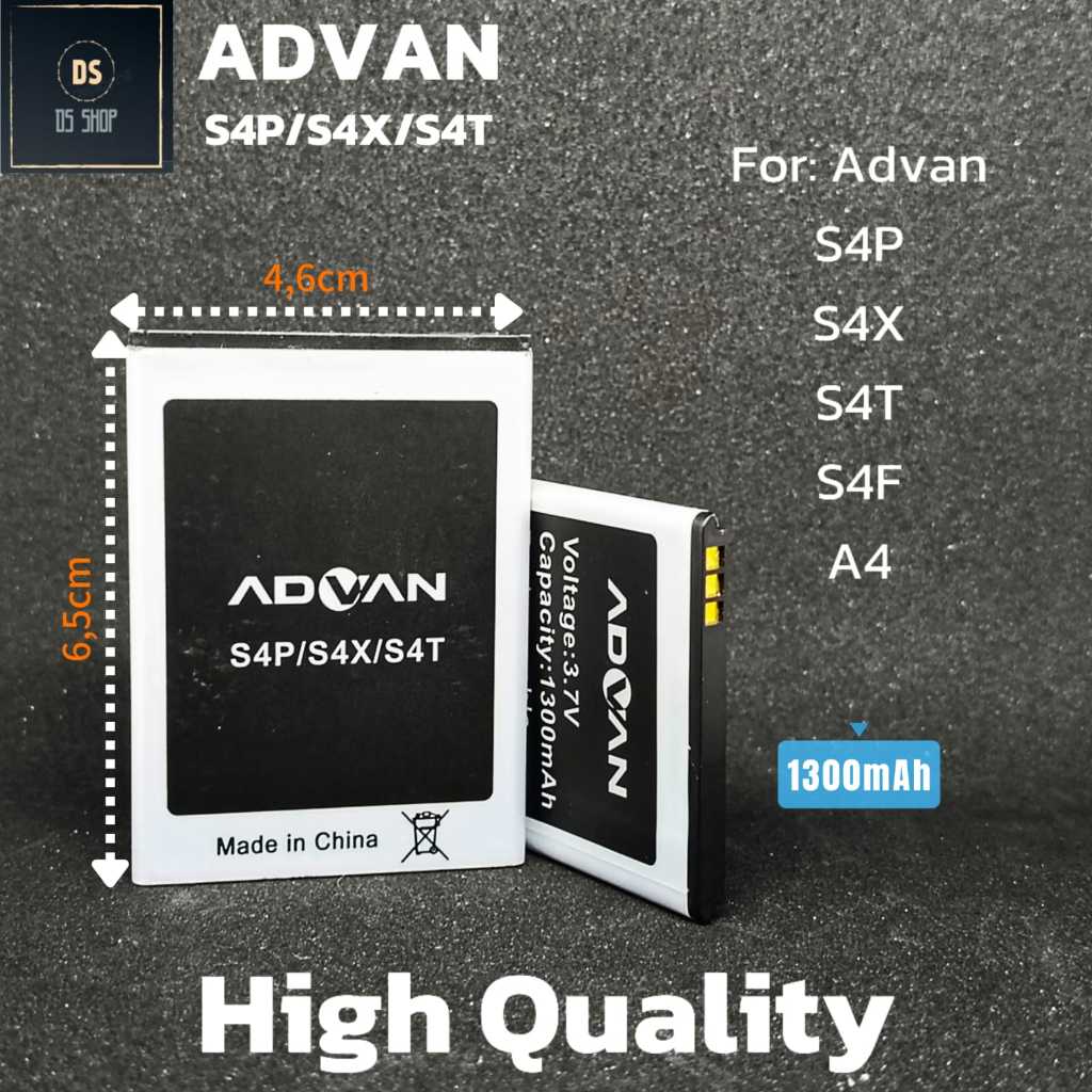 Baterai Advan S4P S4F S4X BP-40BH Ori Original Batrai Batre HP