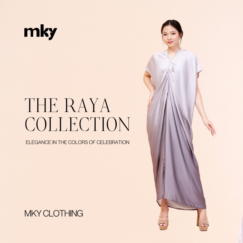 MKY CLOTHING KAFTAN OMBRE V NECK