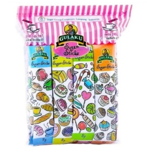 

RB Refill GULAKU Gula Saset Stik 8gr x 125 saset - Refill Sugar Stick Sachet @ 8 gr x 125 sachets