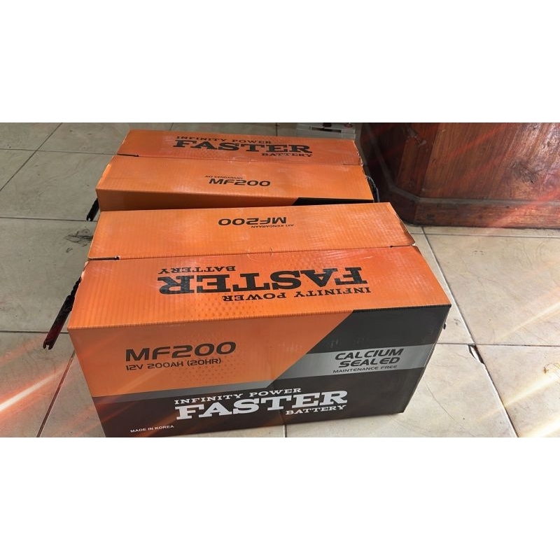 Battery Kering N200 Faster Super Maintenance Free aki kapal