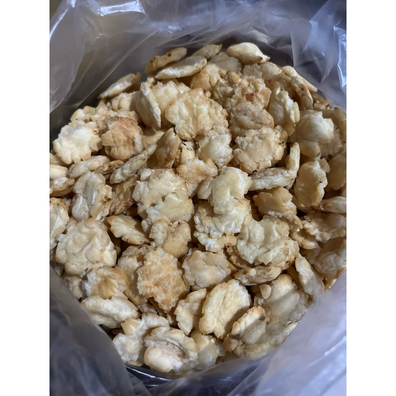 

ASLI 100% Emping Melinjo Kletuk MATANG Asin Gurih