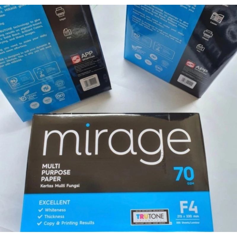 

kertas hvs folio ( f4) 70 gram mirage RB9