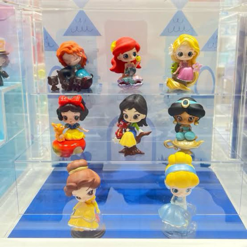Disney Princess Fairy Town Series Figure Blind Box Miniso
