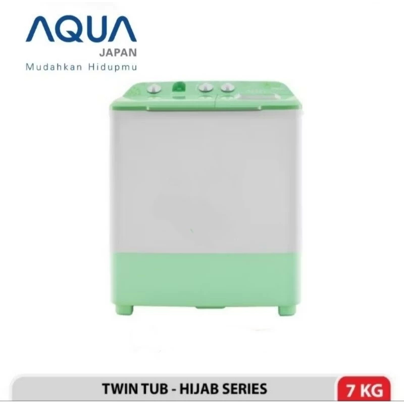 Mesin Cuci Aqua QW-761XT 2 Tabung 7 kg QW 761XT