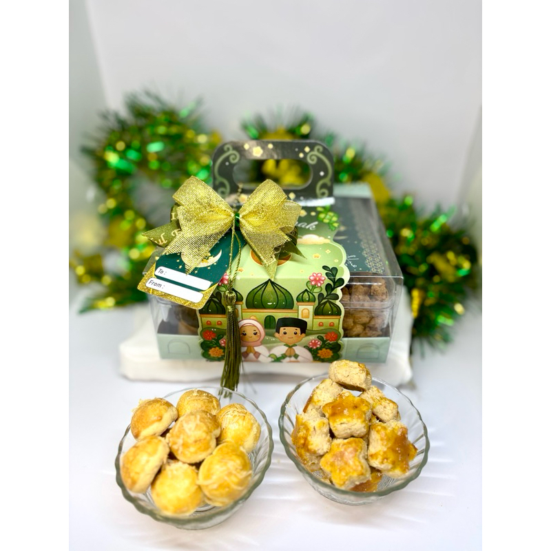 

Hampers 2 Idul Fitri 2025 / Ready Palembang / 2 Toples Cookies