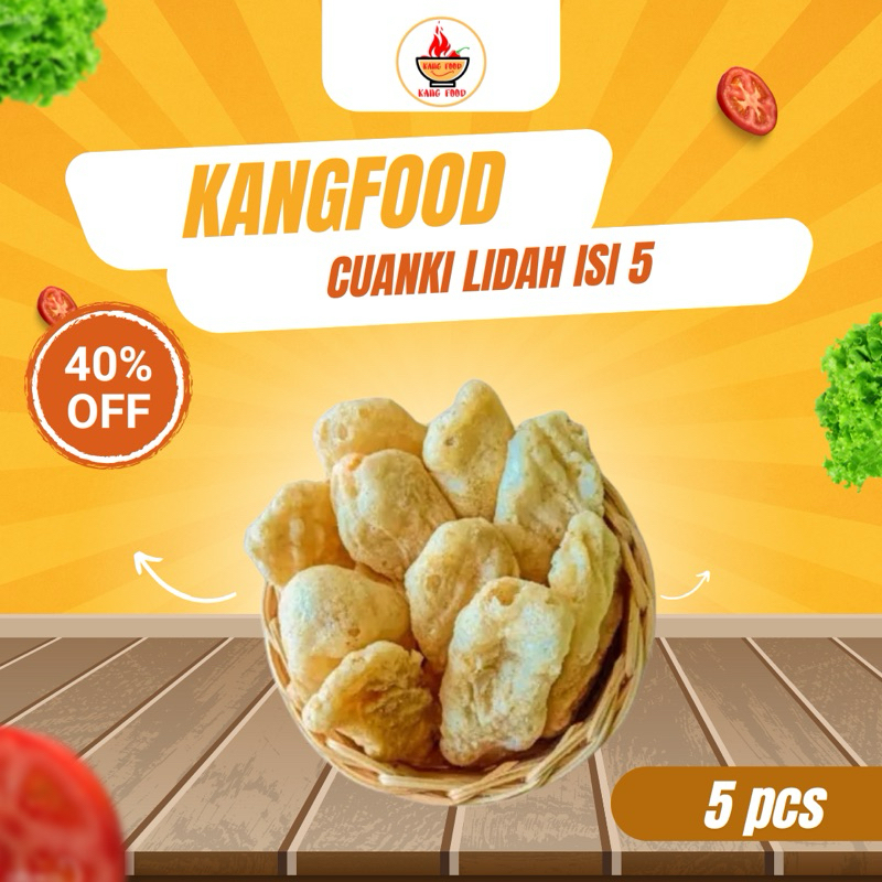 

Cuanki Lidah 5pcs Topping Baso aci