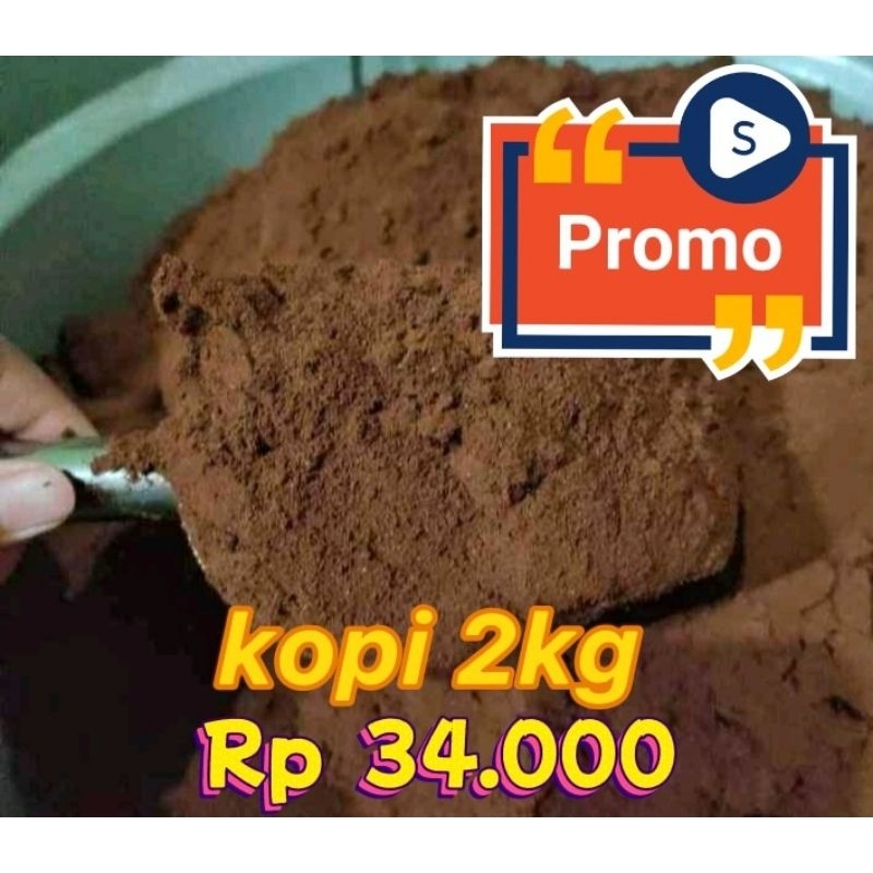 

Kopi bubuk kemasan 2kg(2000gram)