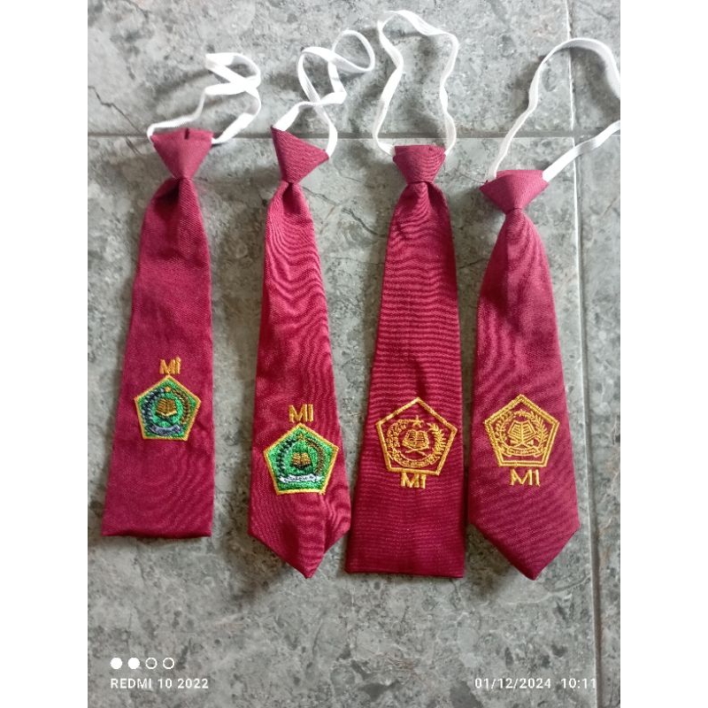Dasi MI Putra Putri Bordir / Dasi Sekolah MI / Dasi Anak Sekolah Mi Kodian (20)