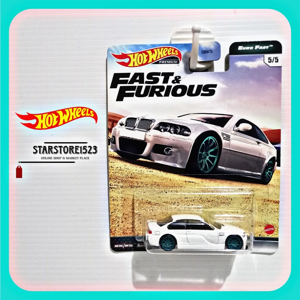 Hotwheels Premium BMW M3 E46 Fast Furious