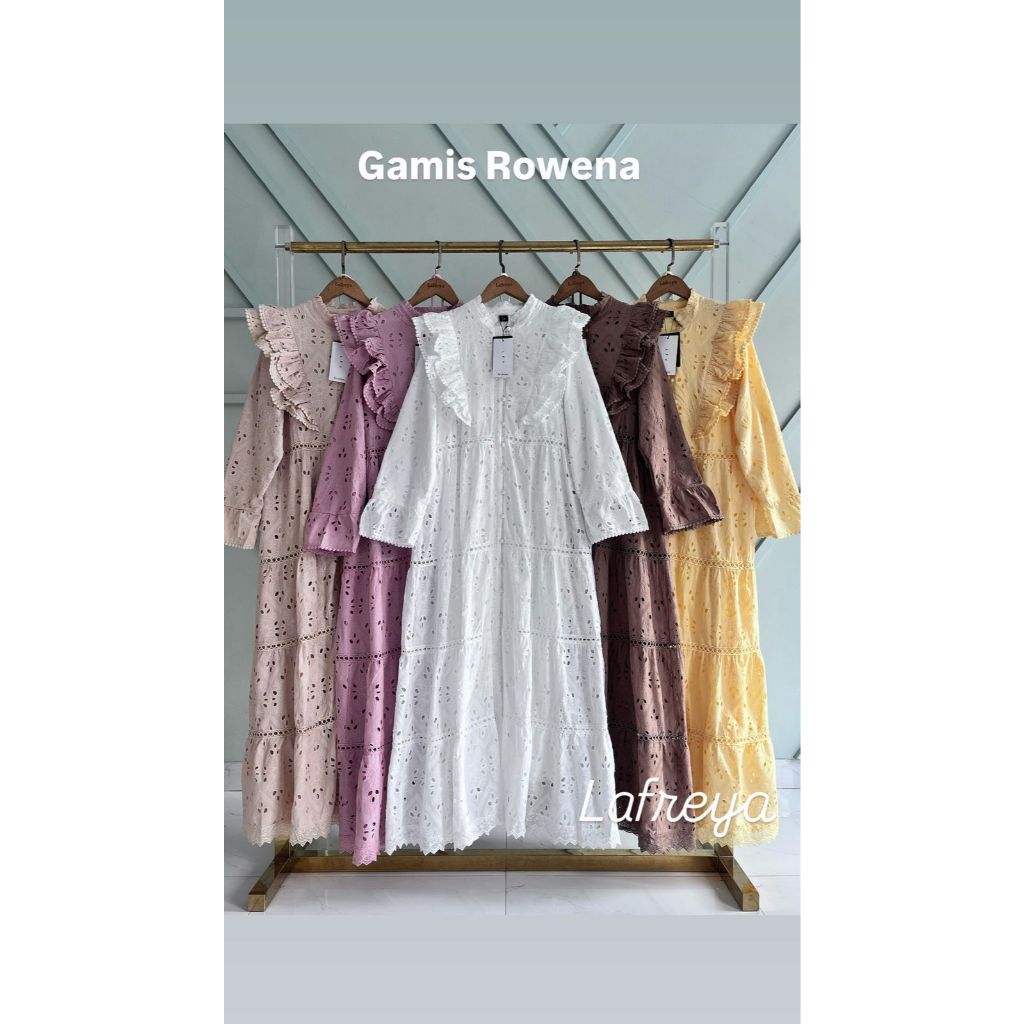 Cleome Lafreya Gamis Rowena Faith Fashion Muslim Wanita Import LFY