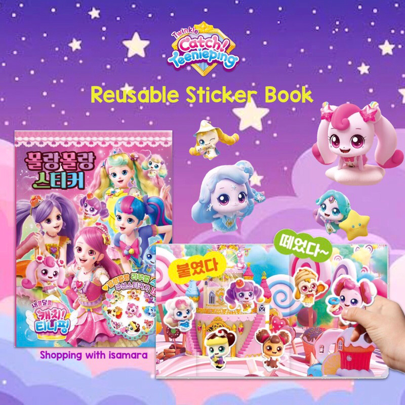 

Character Reusable Sticker Book / Buku Stiker Karakter