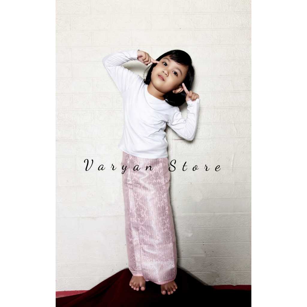 Rok lilit songket untuk anak-anak/rok lilit anak kekinian/songket anak