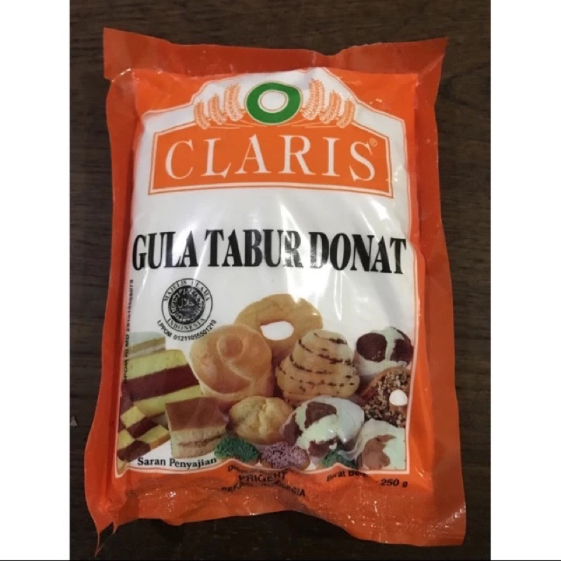 

Gula tabur donat claris 16x250gr-Gosend Only!!