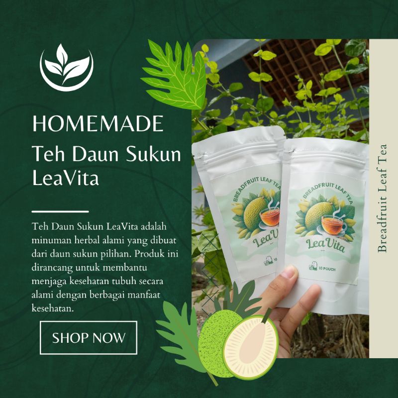 

Teh Daun Sukun LeaVita
