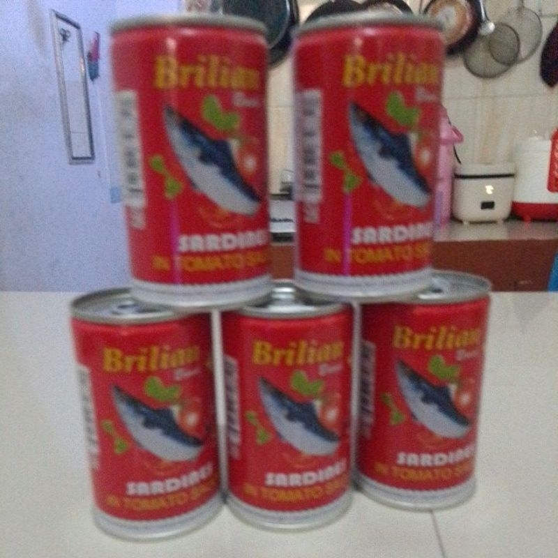 

QH Sarden Brilian Saus Tomat 155 Gr Paket 5 Kaleng EXS 2028