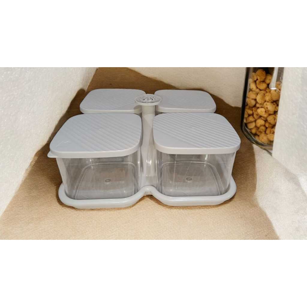 Toples Nampan Kue Kering Set Clarissa 1L 4 PCS (1 Set)