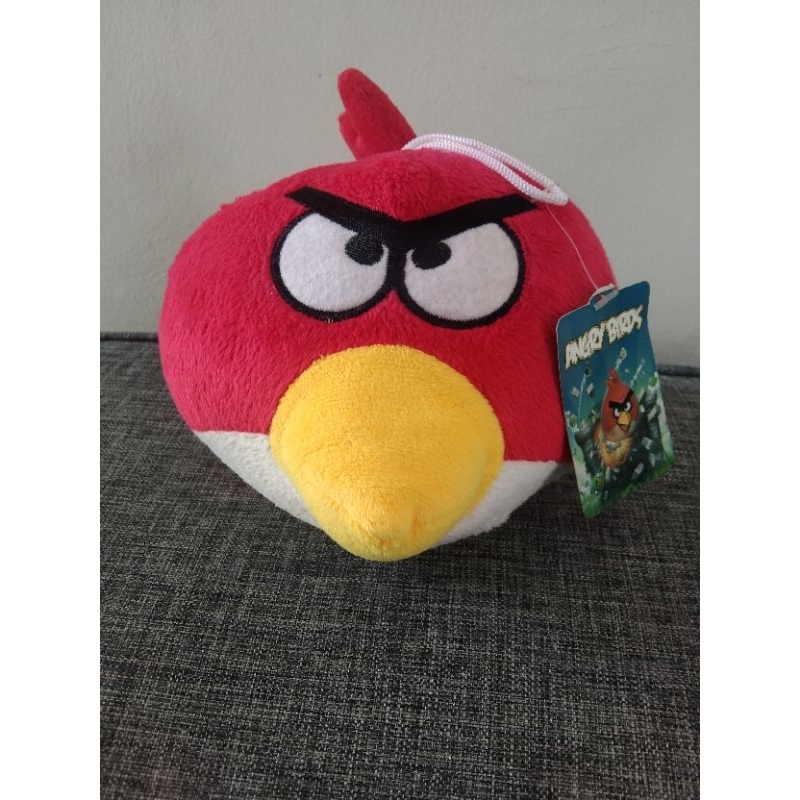 boneka angry bird gantungan merah