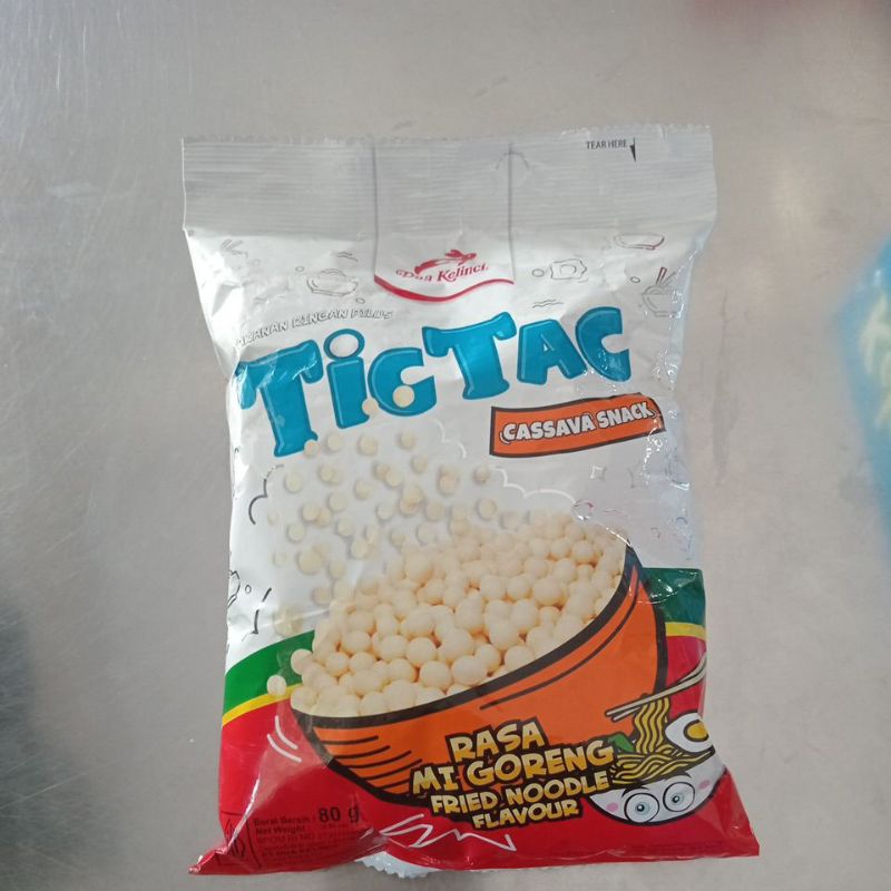 

Dua Kelinci Tic Tac Snack Pilus Rasa Mie Goreng 80gr