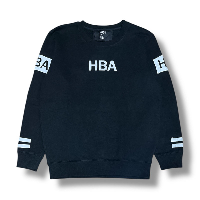 SABLON CREWNECK HITAM HBA