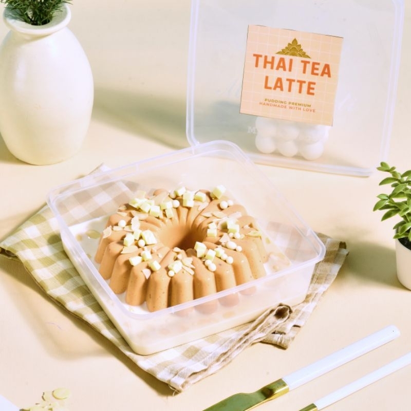 

Kolam Puding Varian Thai Tea Latte Diameter 16 cm