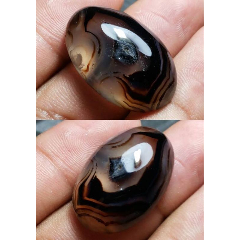 LANGKA (RARE ITEM) Cincin Mata Batu Natural Combong Unik dan Antik Kristal Big Size Premium (Kolekto