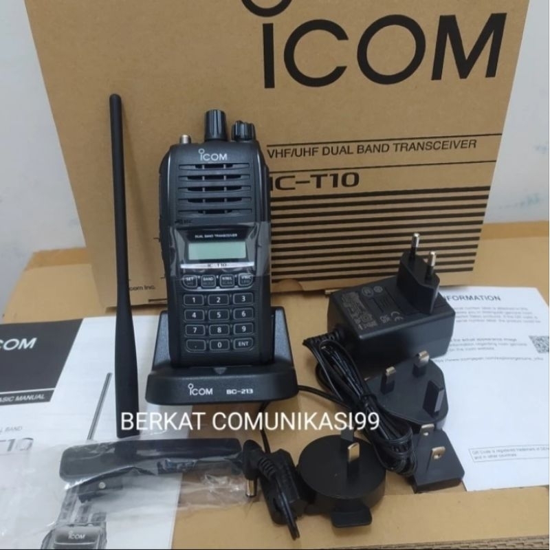 HT ICOM IC-T10 DUAL-BAND 136-174MHZ/UHF 400 -470MHZ/ORIGINAL ICOM