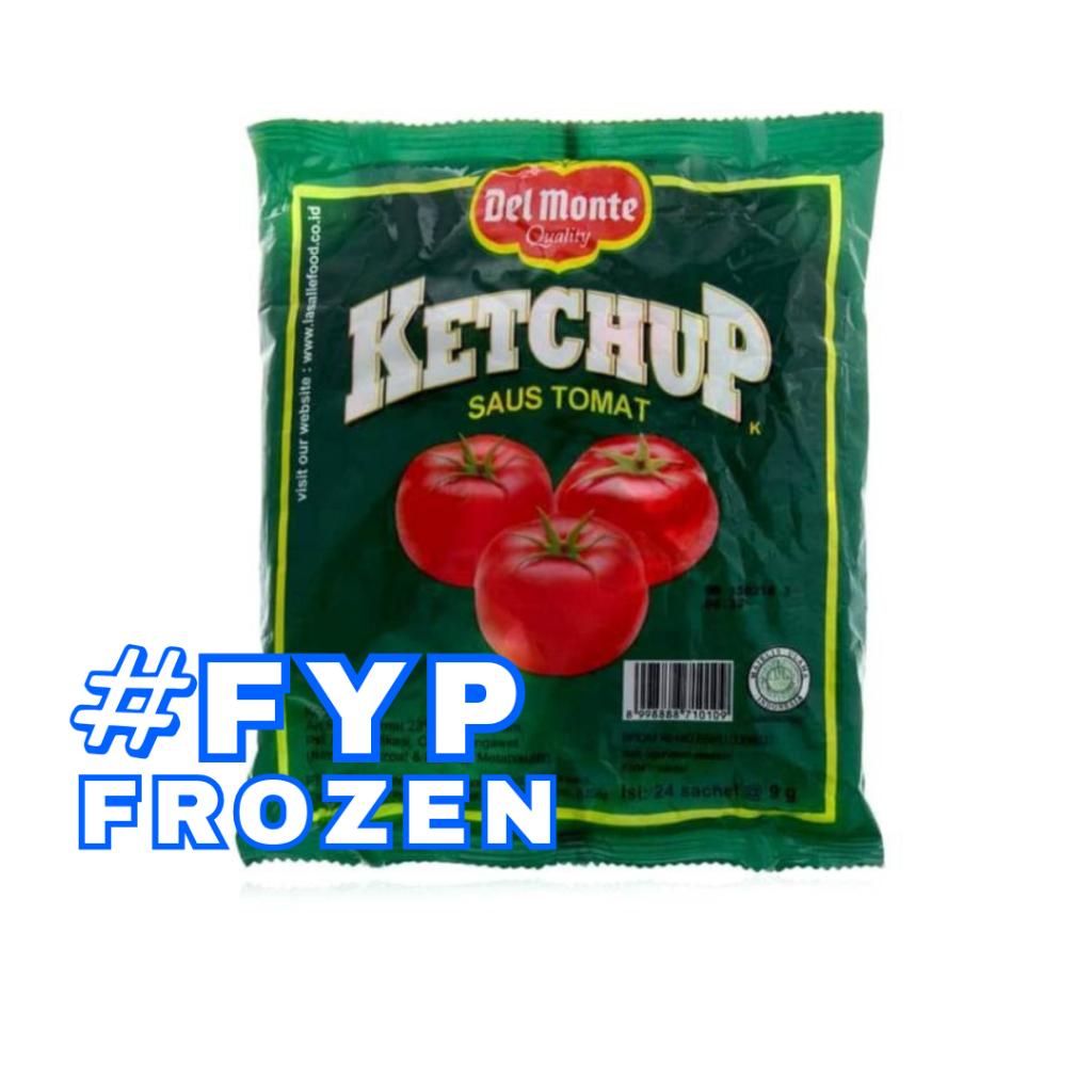 

DELMONTE TOMATO SACHET 9GRX24PCS SAUS TOMAT SACHET