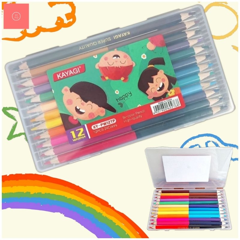 

Pensil Warna untuk Anak Sekolah TK PAUD SD 24 Warna