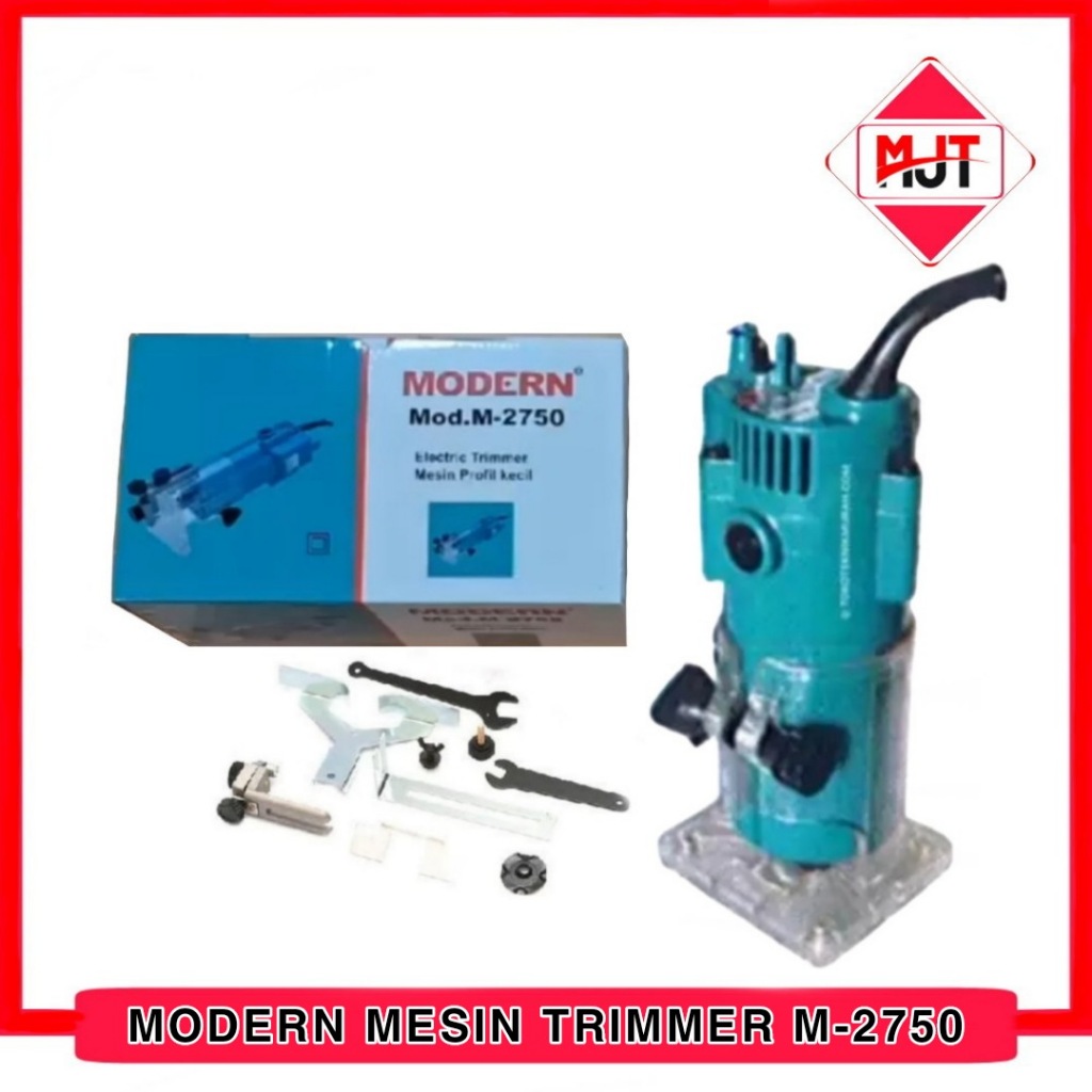 MODERN M-2750 Mesin Trimer Kayu Profil Router Wood Trimmer M2750