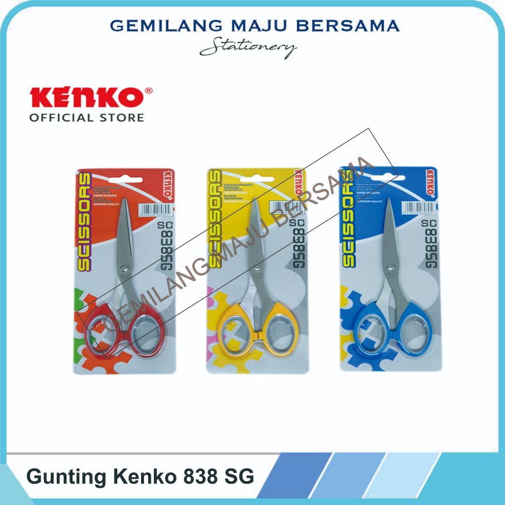 

Gunting Kenko 838 SG (Soft Grip)