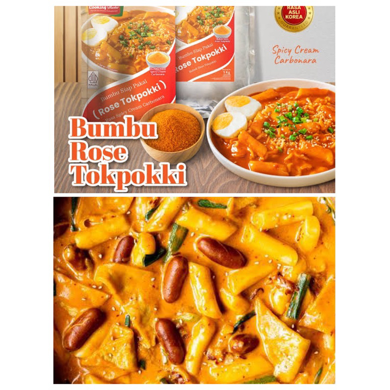 

Bubuk Saos Tokpokki Rose Halal | Spicy Cream Carbonara Tteokbokki