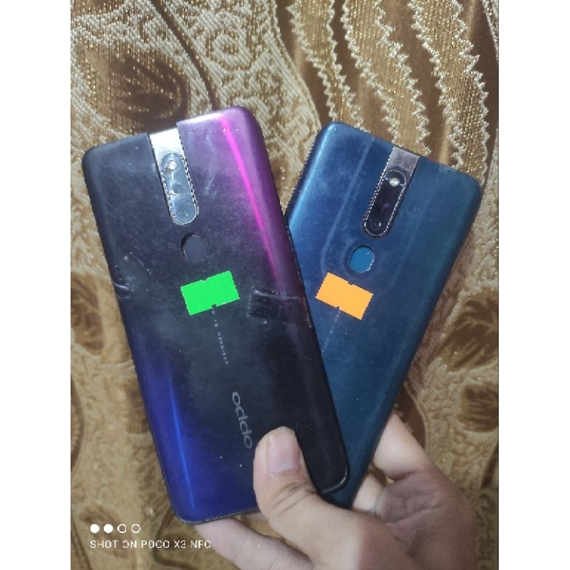 Oppo f11 pro minus lcd mesin normal