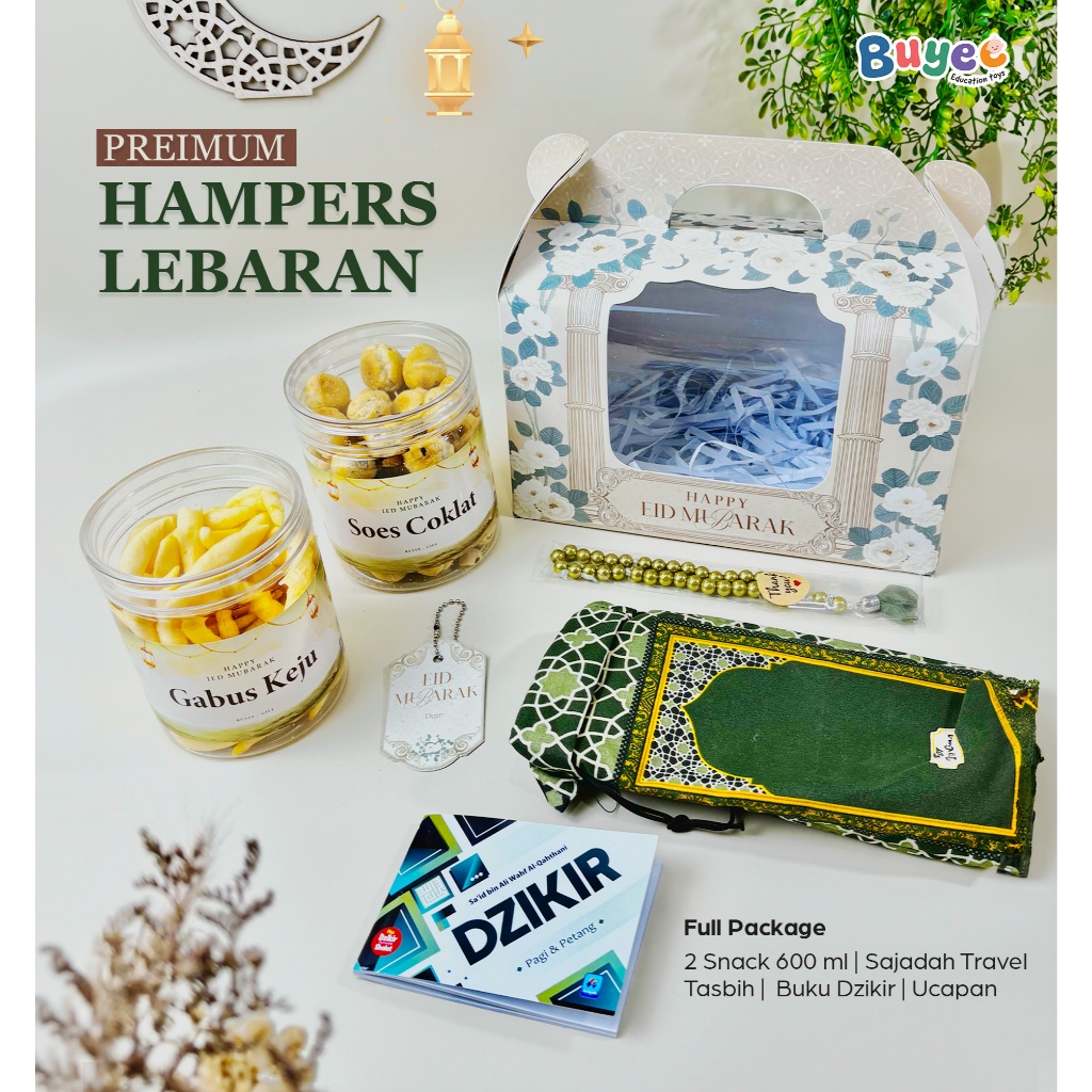 

BUYEE GIFT - PREMIUM HAMPERS LEBARAN RAMADAN | Parcel Hampers Bingkisan Cookies Kue Kering Lebaran Idul Fitri